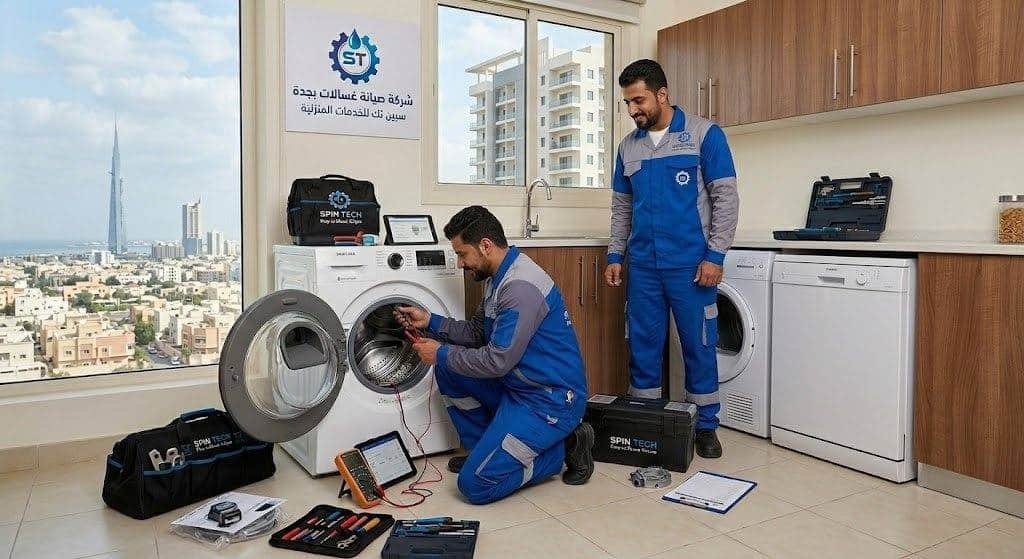 شركة صيانة غسالات بجدة – سبين تك للخدمات المنزلية